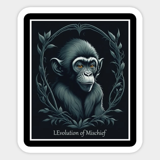 monkey boss Sticker by ElArrogante